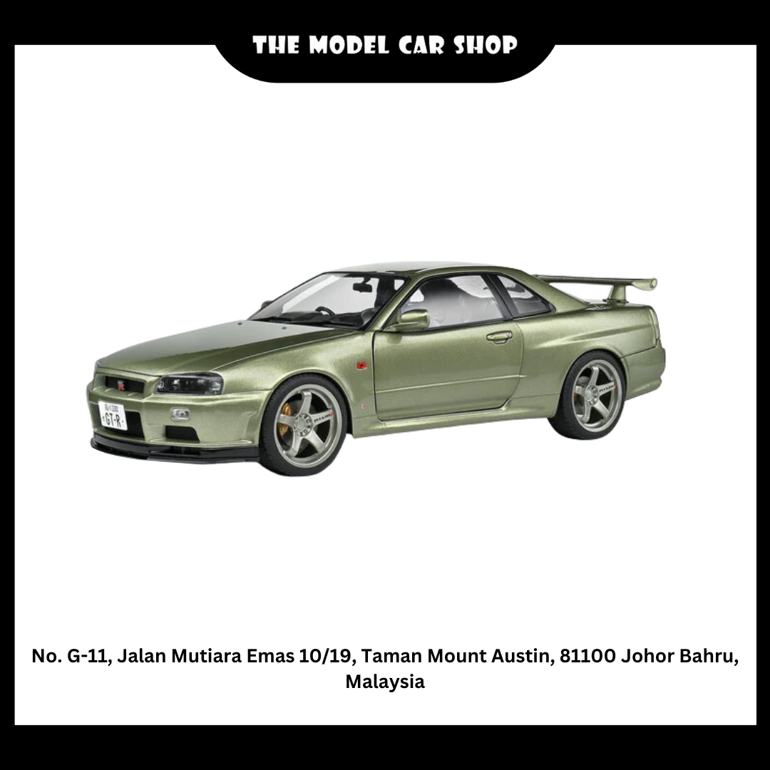 [Solido] Nissan GT-R (R34) Green 1999