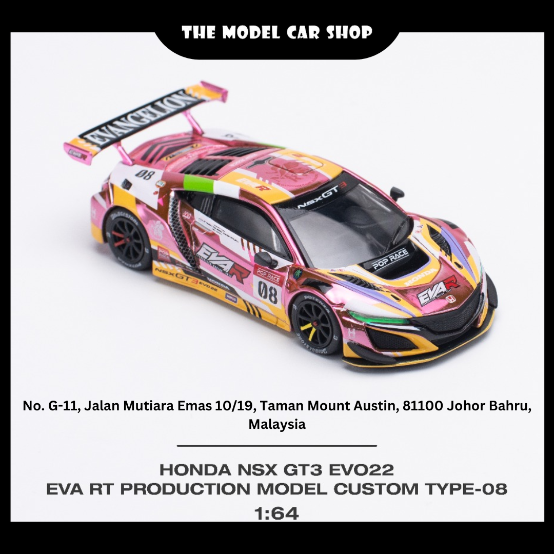 [Pop Race] HONDA NSX GT3 EVO22 EVA RT PRODUCTION MODEL CUSTOM TYPE-08