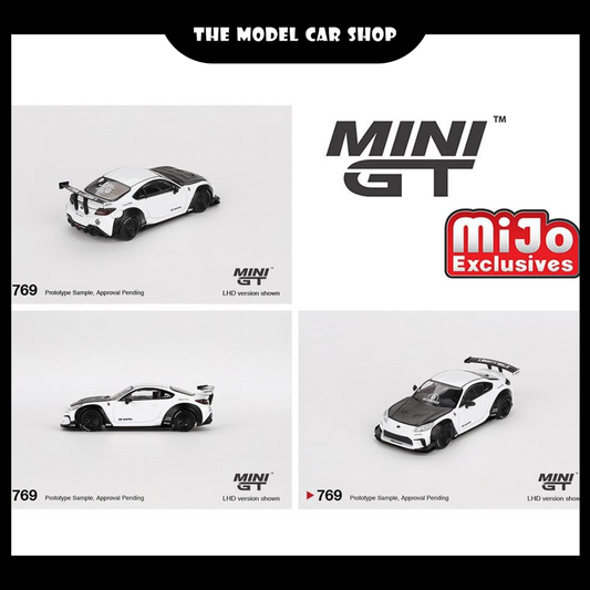 [MINI GT] Toyota GR86 LB★Nation White Mijo Exclusive