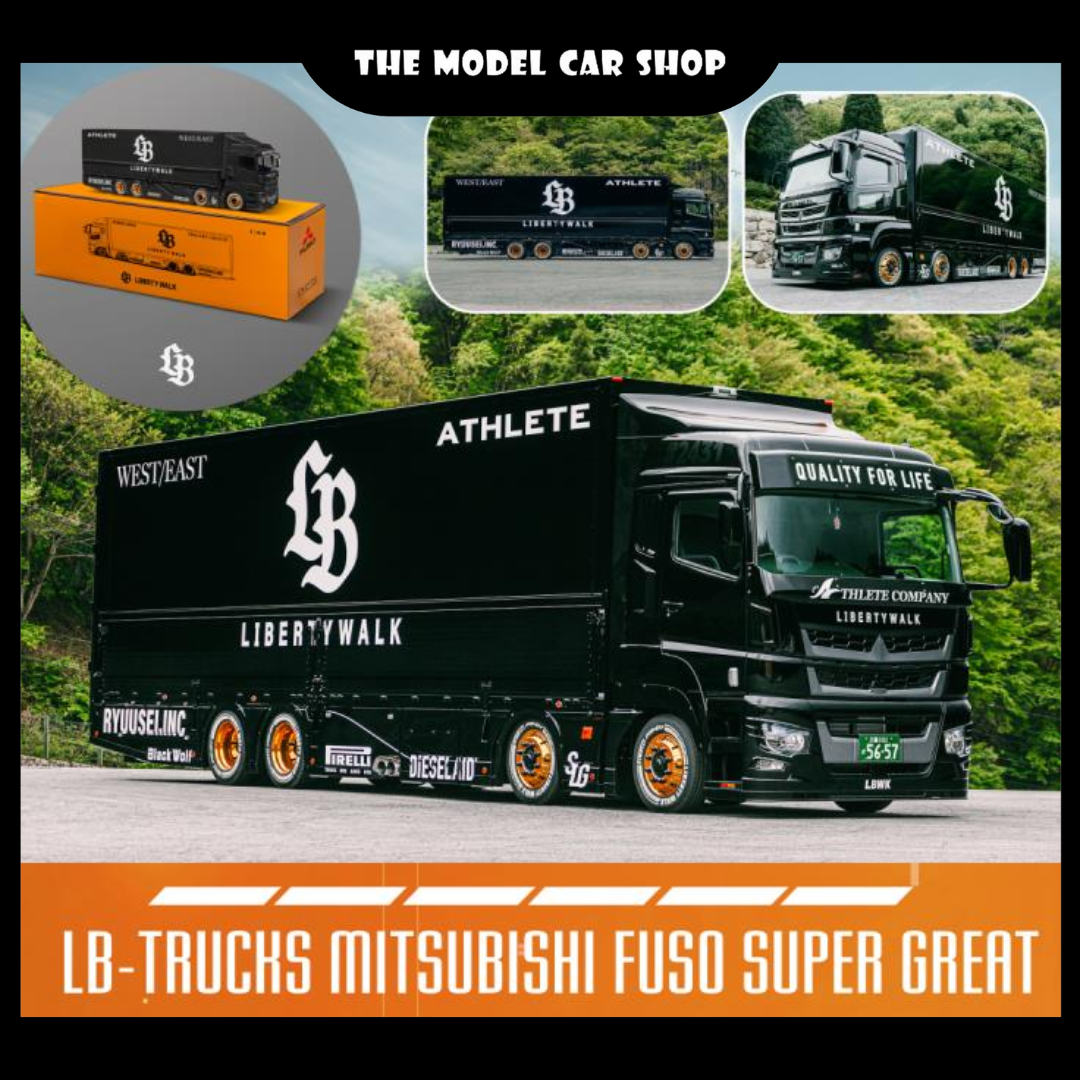 [GCD] Mitsubishi LB-TRUCKS Fuso Super Great Black