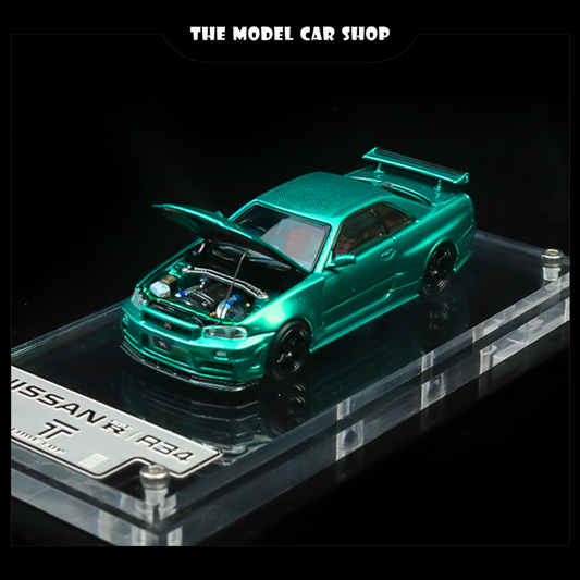 [Time Top] GT-R (R34) Full Carbon (Green Carbon)