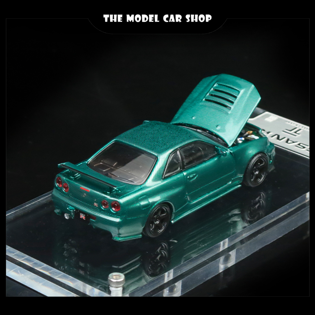 [Time Top] GT-R (R34) Full Carbon (Green Carbon)