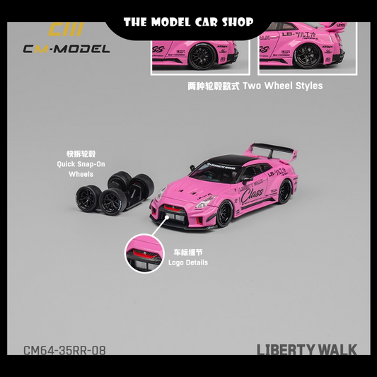 [CM Model] Nissan LBWK GT35RR - Pink