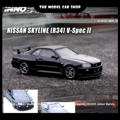 [INNO64] Nissan Skyline GT-R (R34) V-SPEC II - Black