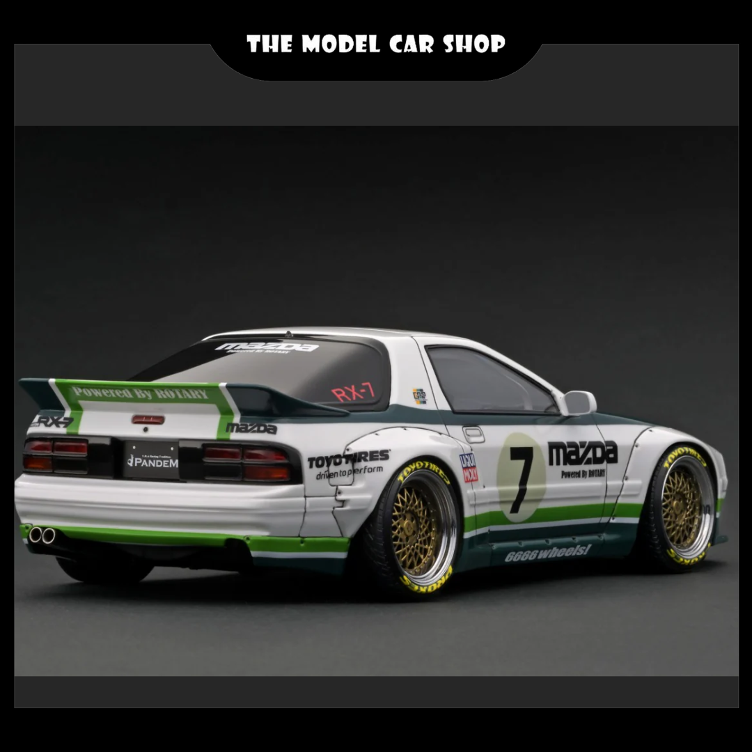[Ignition Model] PANDEM RX-7 (FC3S) - White/Green