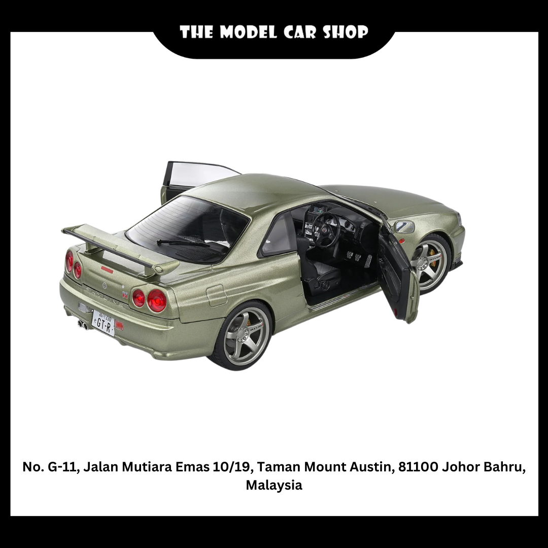 [Solido] Nissan GT-R (R34) Green 1999