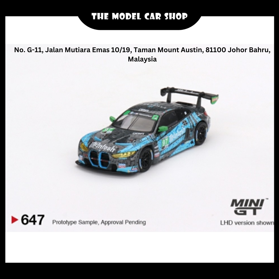 [MINI GT] BMW M4 GT3 #97 Turner Motorsport IMSA 2023 Laguna Seca GTD 2nd Place