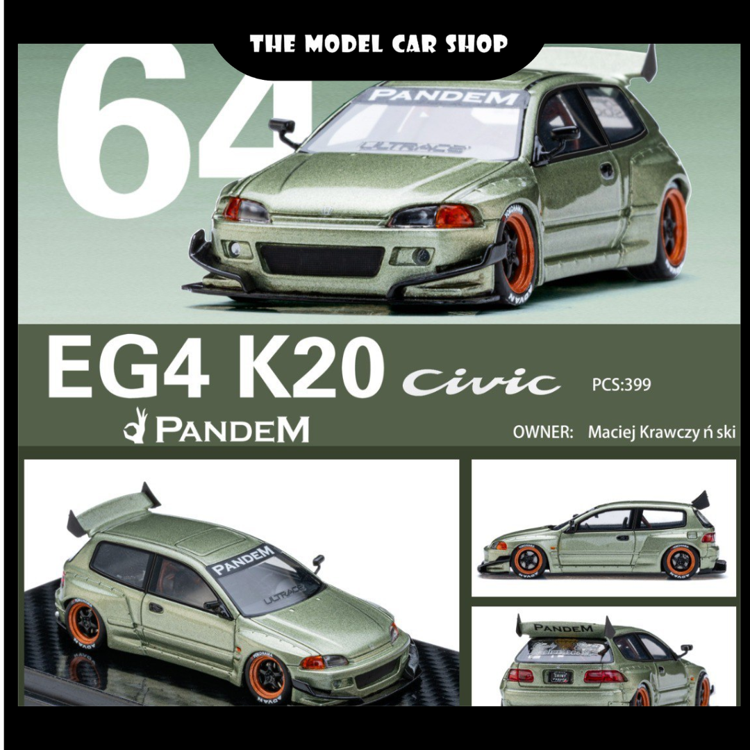 [YM Model] Pandem EG4 K20 Civic, Copper