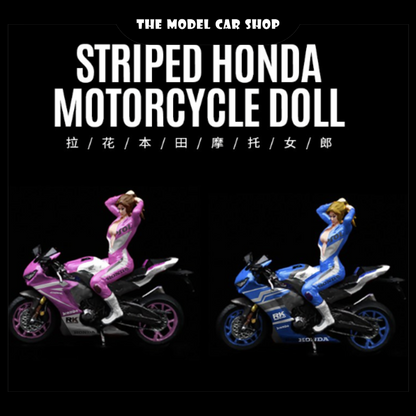 [More Art] Honda Motorcycle with Figure