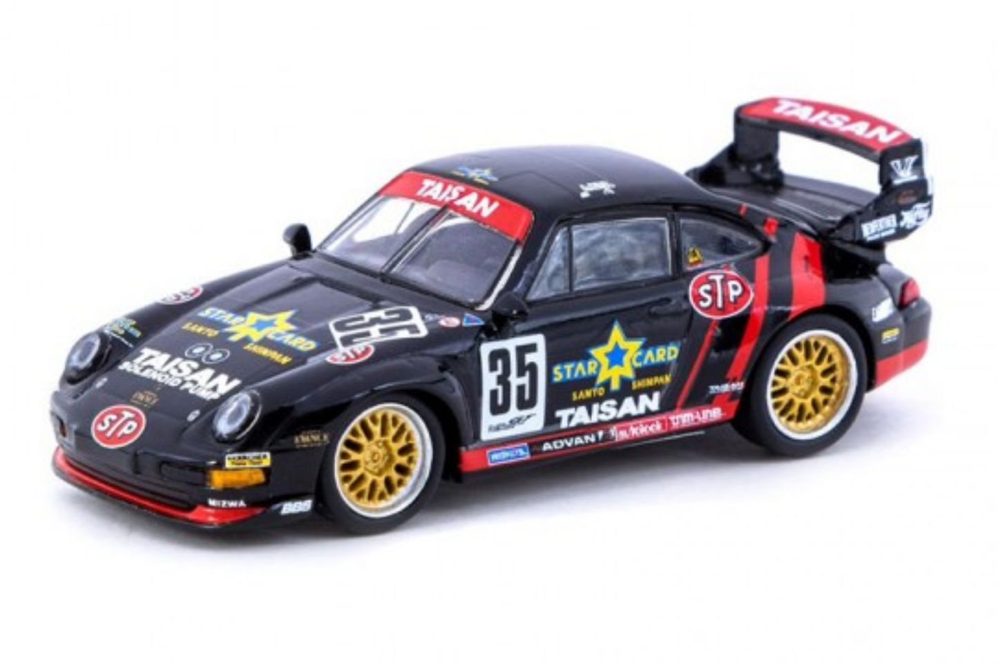[Tarmac Works] Porsche 911 (993) GT2 JGTC Taisan StarCard #35