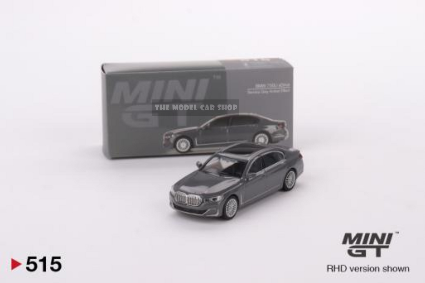[MINI GT] BMW750Li xDrive Bernina Grey Amber Effect RHD