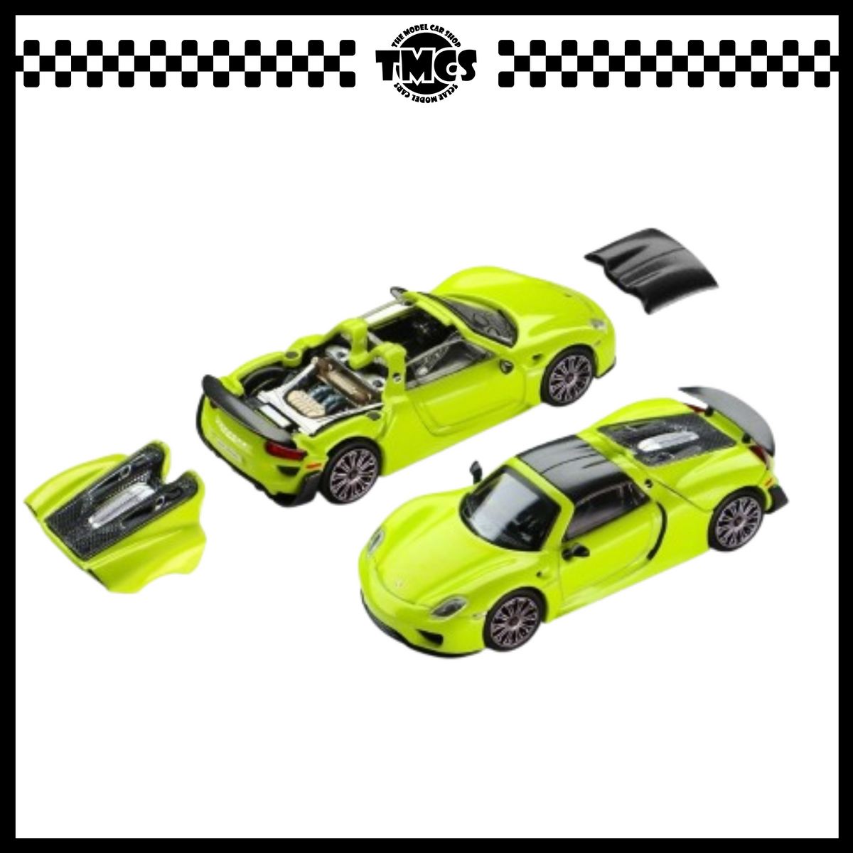 [Trends Hobby] 1:64 Porsche 918 Spyder - Lime Green