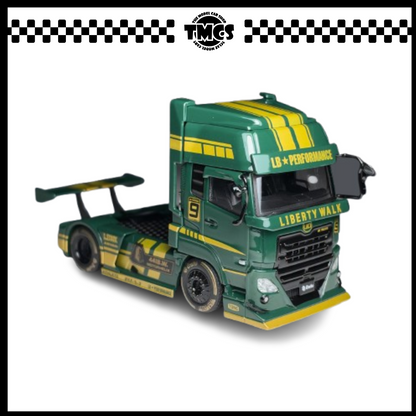 [Motorhelix] 1:64 LB-TRUCKS UD Quon Head Custom - Green & Gold