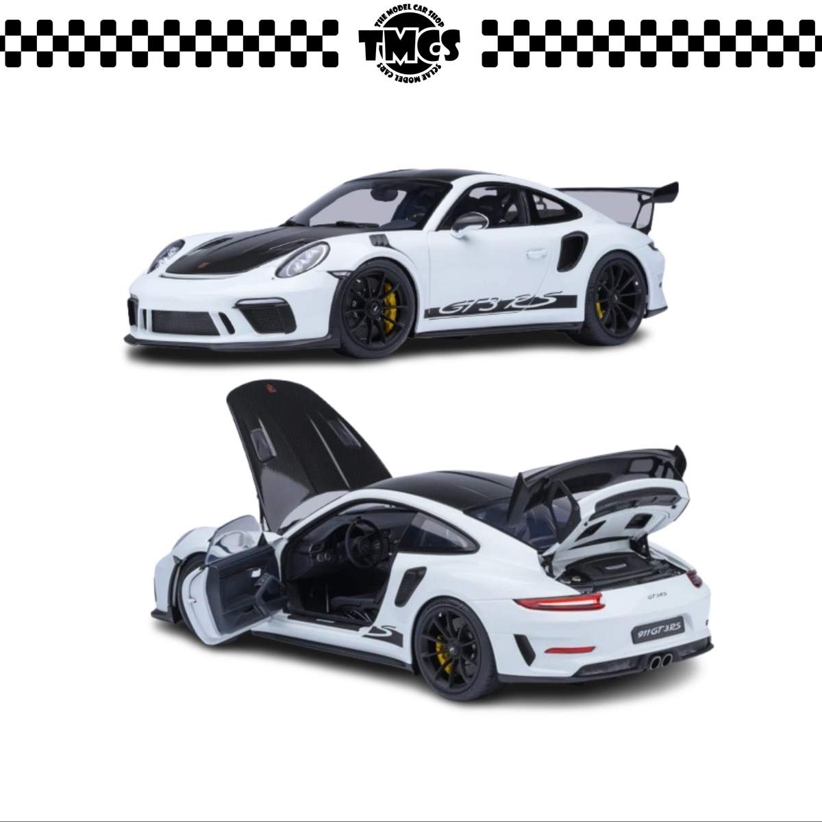 [Auto Art] 1:18 Porsche 911 (991.2) GT3 RS Weissach Package - White