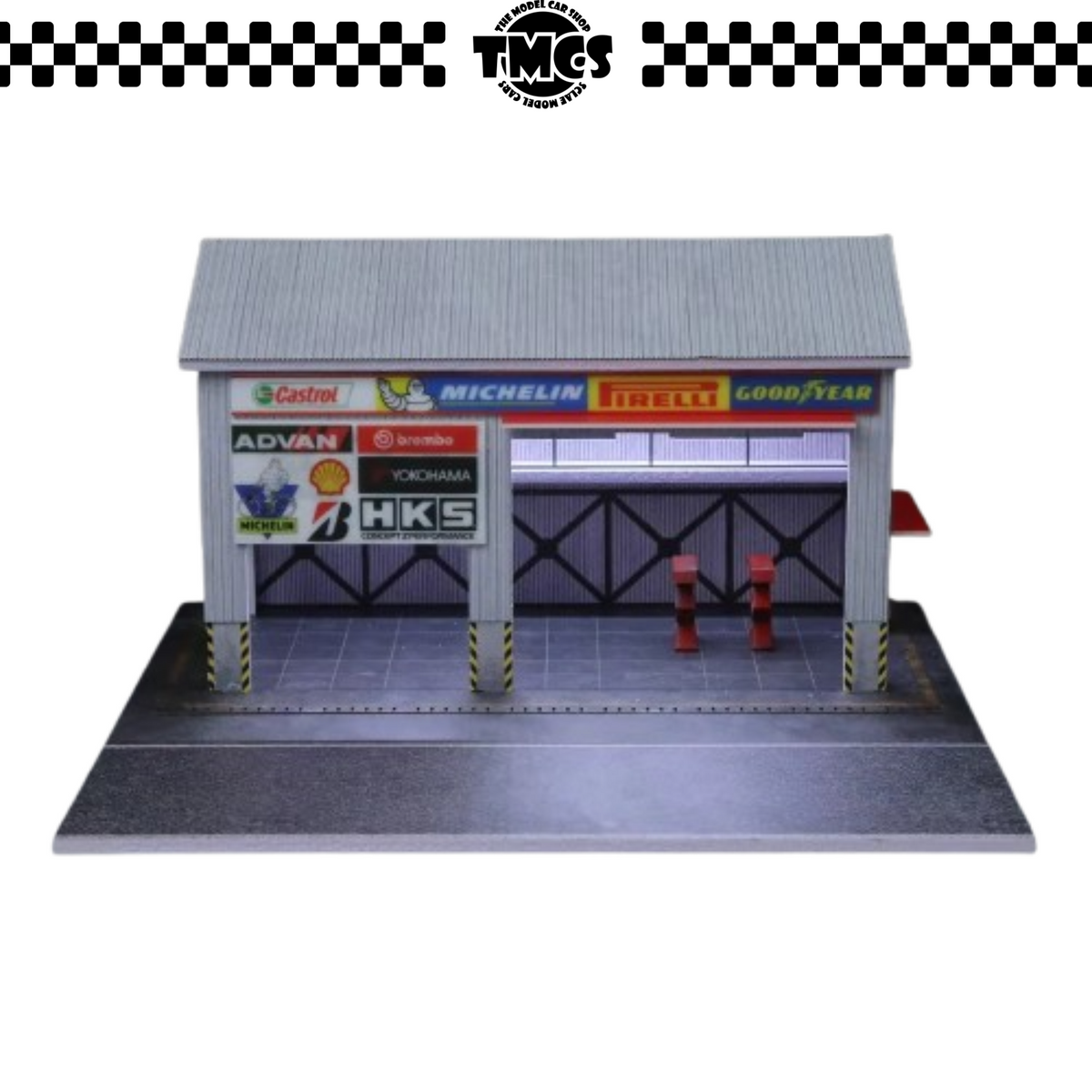 [More Art] 1:64 Diorama Racing Car Repair Shop
