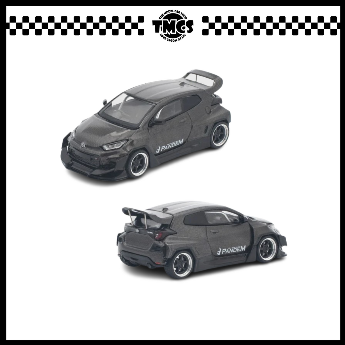 [Pop Race] 1:64 Pandem GR Yaris - Carbon Edition