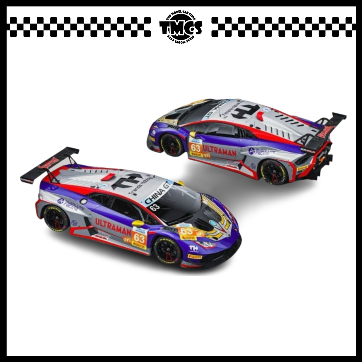 [Trends Hobby] 1:64 Lamborghini Huracan GT3 EVO2 Absolute Racing - 2026 China GT #63