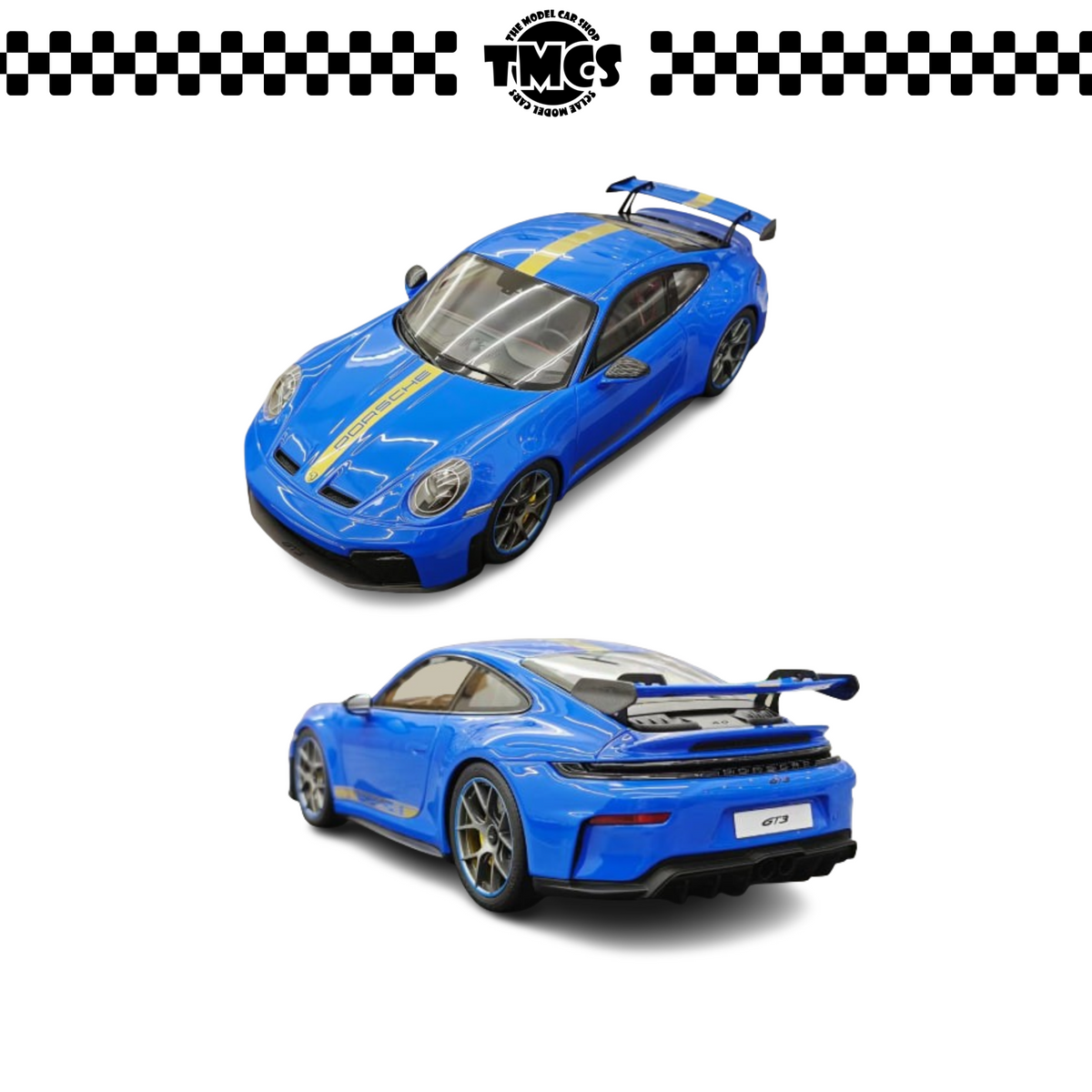 [IVY] 1:18 Porsche 911 GT3 - Blue With Gold Paint Scheme