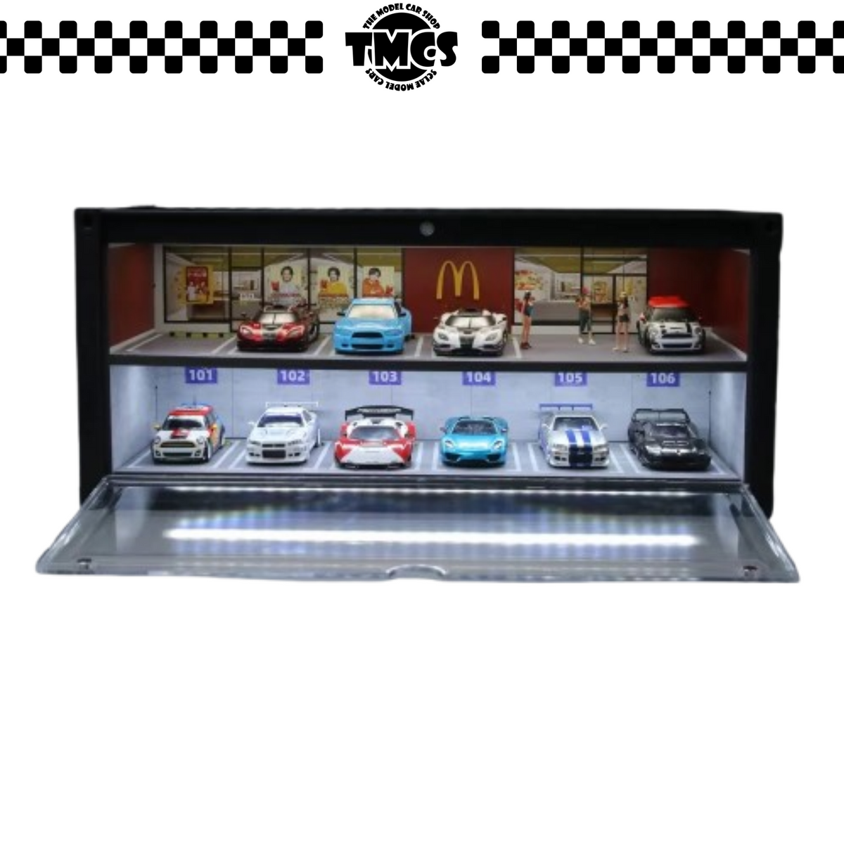 [MBox] 1:64 Diorama Container Scene (Double Layer) - McD