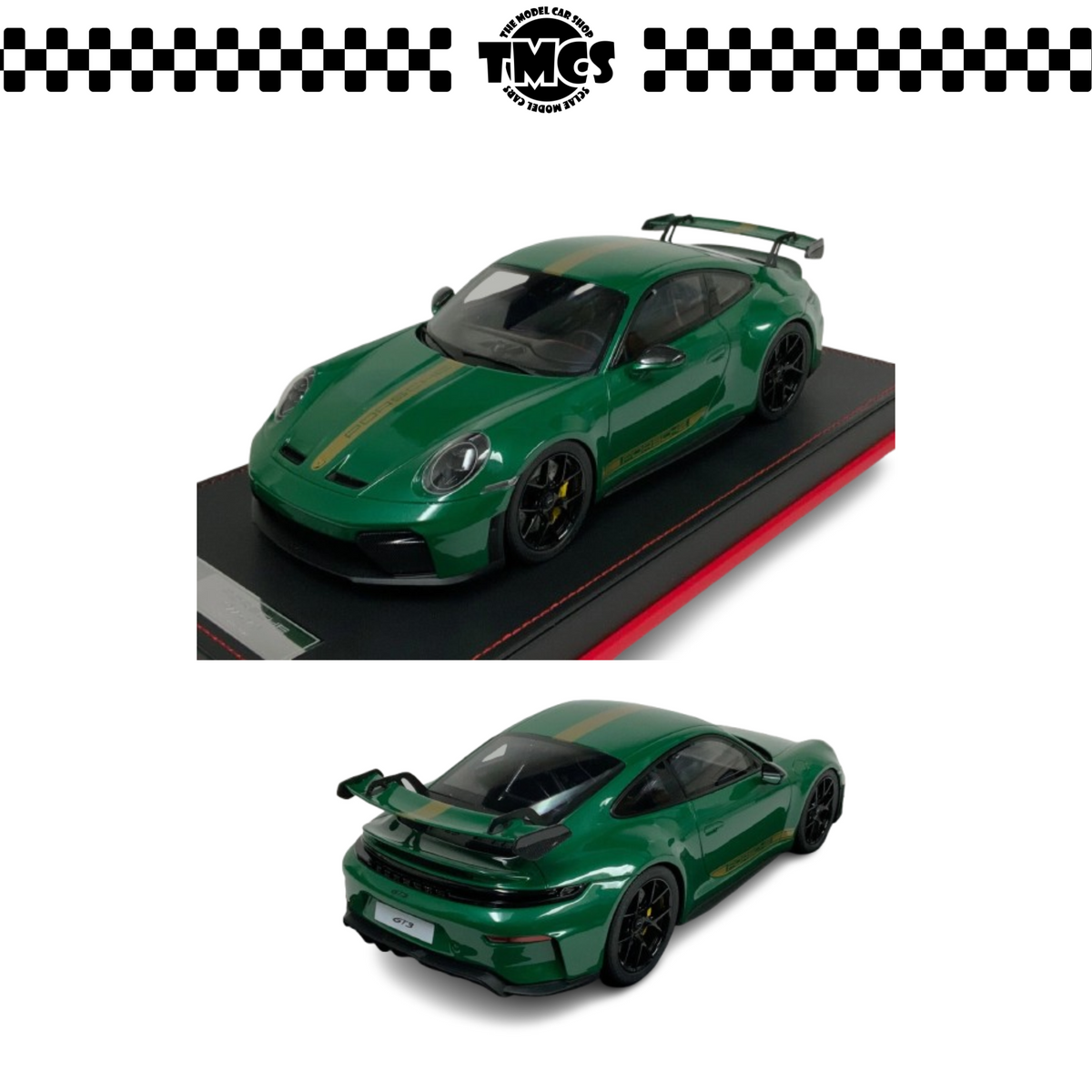 [IVY] 1:18 Porsche 911 GT3 - Green With Gold Paint Scheme