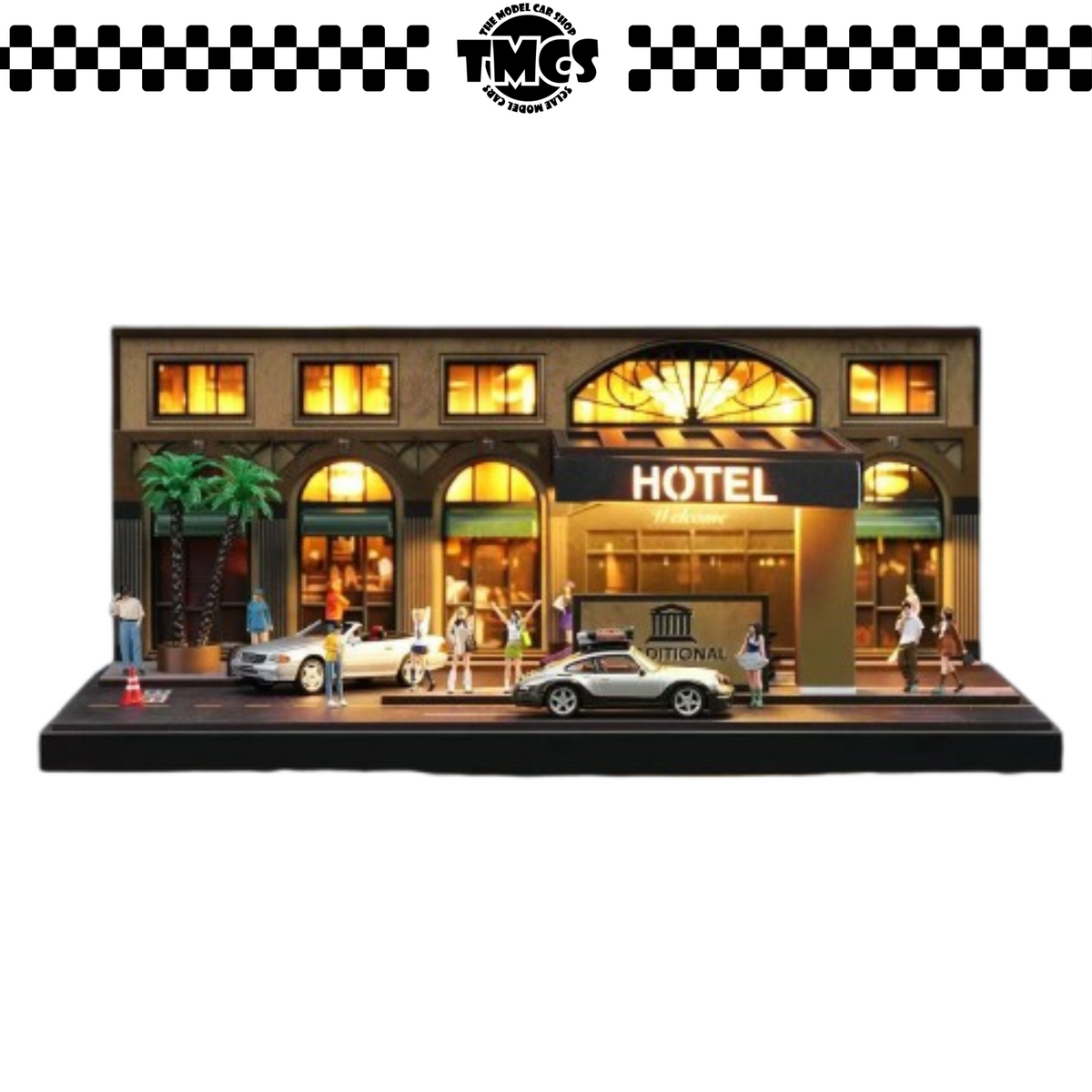 [SCJ] 1:64 Diorama (82071) Chinese Style Hotel Scene