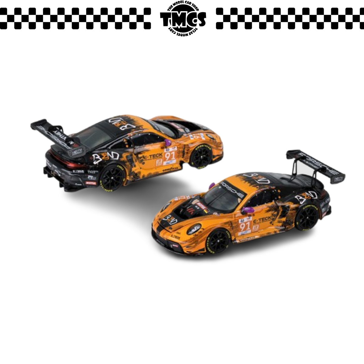 [Trends Hobby] 1:64 Porsche 911 GT3 R Le Mans 24H 2024 #91