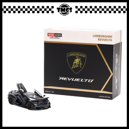 [Hung Hing] 1:64 Lamborghini Revuelto - Black