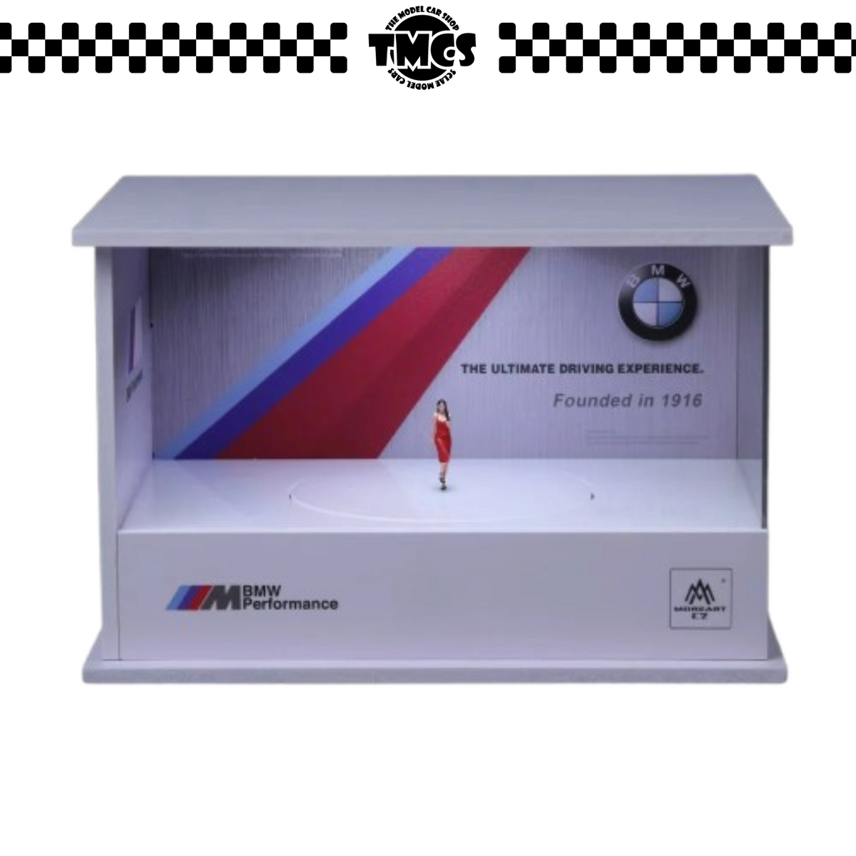 [More Art] 1:64 Diorama Turn-able Display Platform - BMW