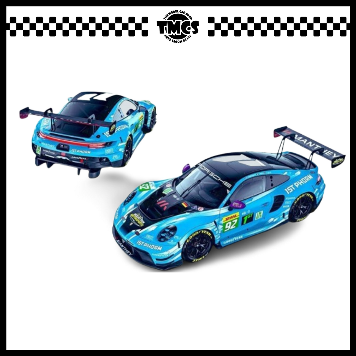 [Trends Hobby] 1:64 Porsche 911 GT3 R Manthey 1st Phrom - 2025 LeMans 24H LMGT3 Winner #92
