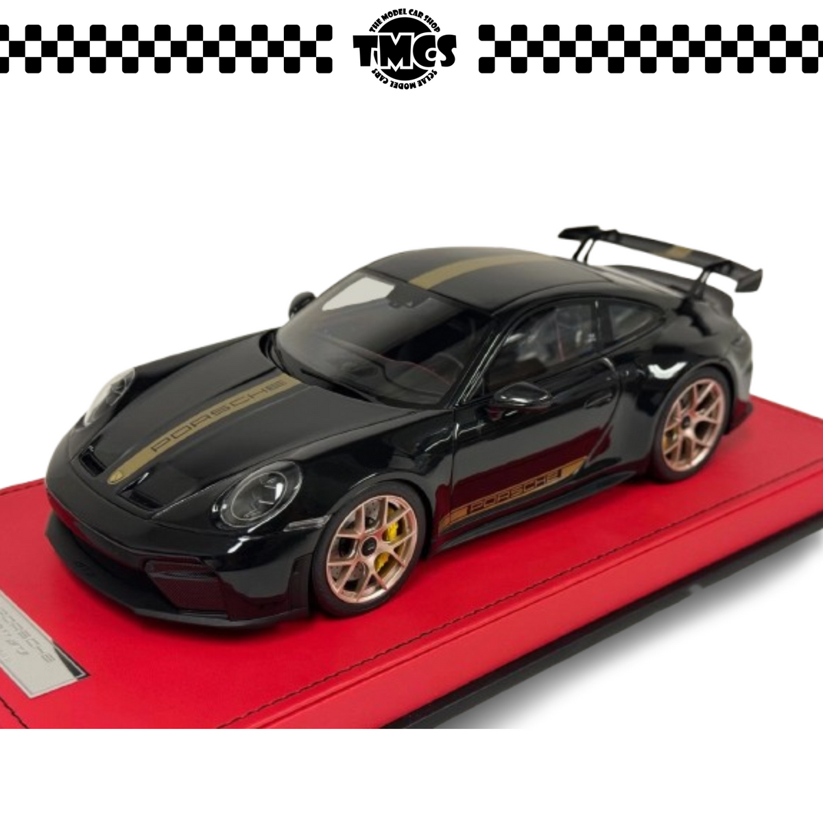 [IVY] 1:18 Porsche 911 GT3 - Black With Gold Paint Scheme