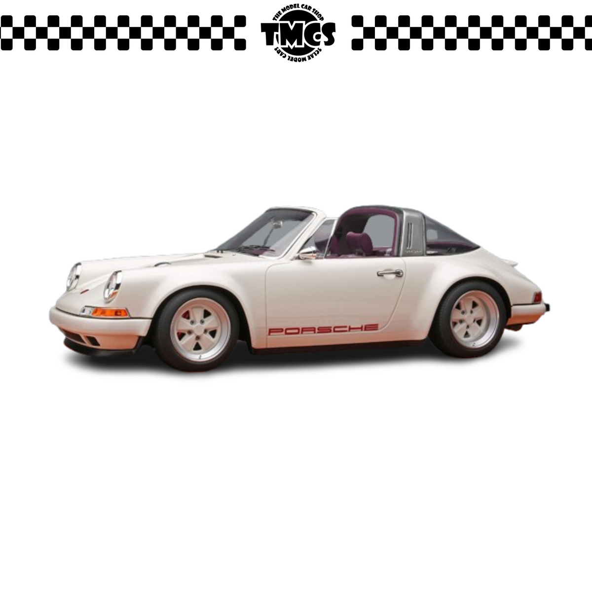 [Make Up] 1:18 EDILION Singer Porsche 911 (964) Targa - Ivory White