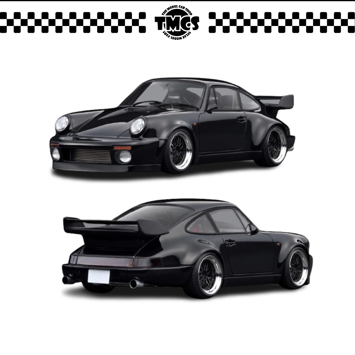 [Ignition Model] 1:18 Porsche Blackbird (964) - Black 湾岸Midnight