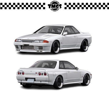 [Ignition Model] 1:18 Nissan Skyline GT-R (R32) - White湾岸Midnight Reina's R