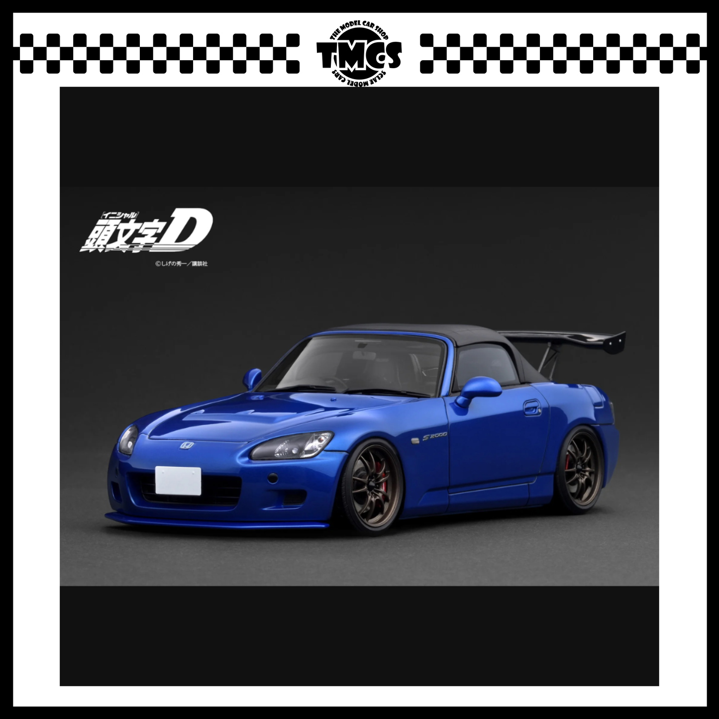 [Ignition Model 1:18 Initial D Honda S2000 (AP1) - Blue Metallic