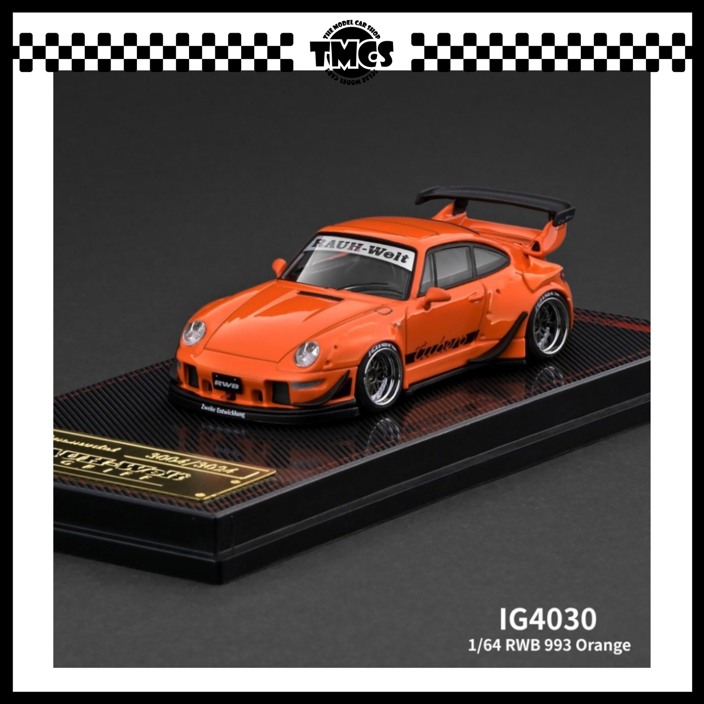 [Ignition Model] 1:64 Porsche RWB 993 - Orange (Philippines Exclusive)