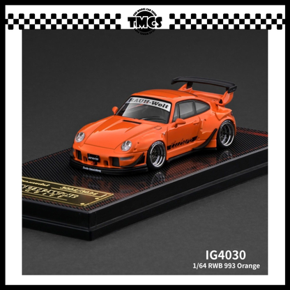 [Ignition Model] 1:64 Porsche RWB 993 - Orange (Philippines Exclusive)