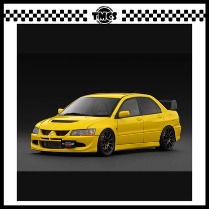 [Ignition Model 1:18 Mitsubishi Lancer Evolution VIII MR (CT9A) - Yellow
