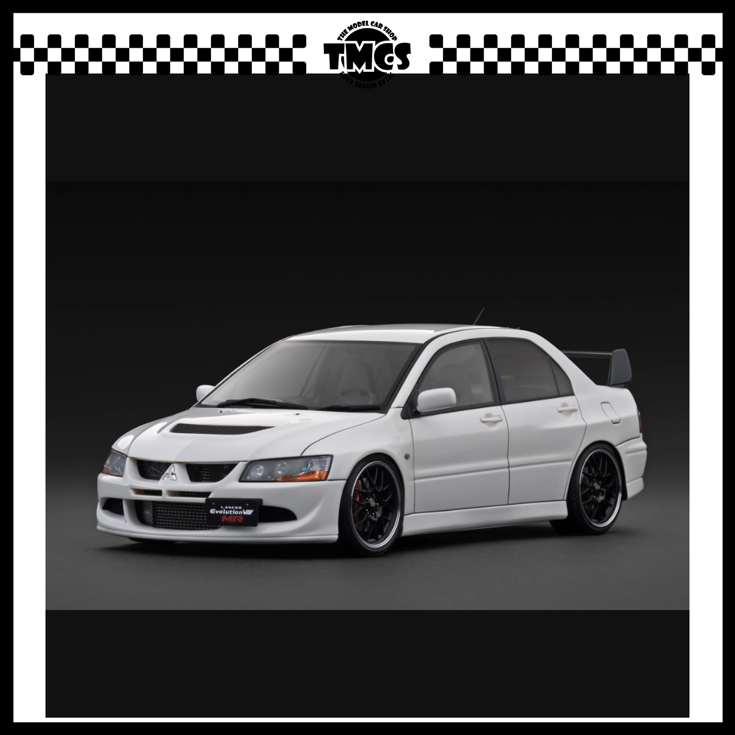[Ignition Model 1:18 Mitsubishi Lancer Evolution VIII MR (CT9A) - White