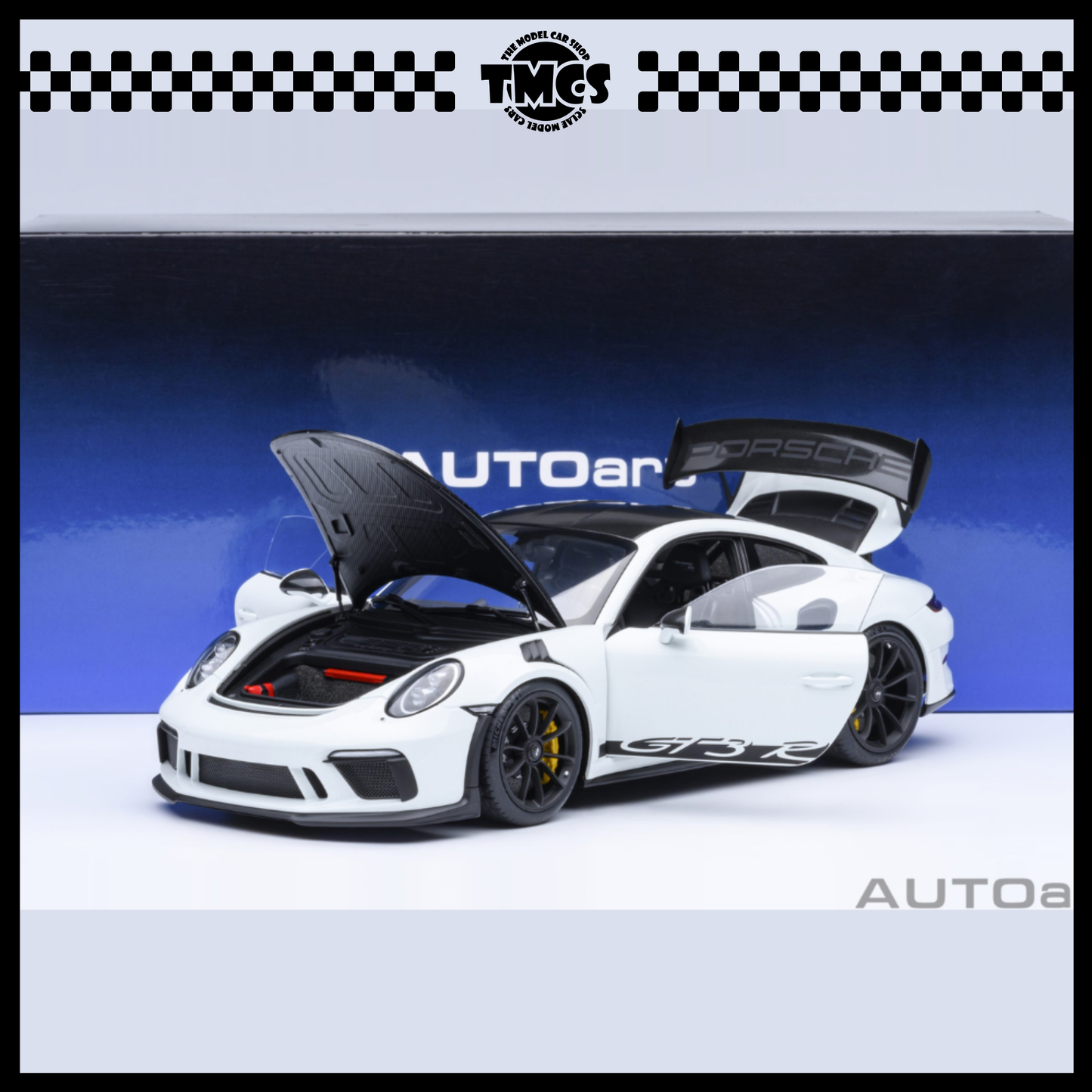 [Auto Art] 1:18 Porsche 911 (991.2) GT3 RS Weissach Package - White