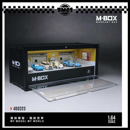 [MBox] 1:64 Diorama Container Scene - Rotating Underground Parking Garage Model 01