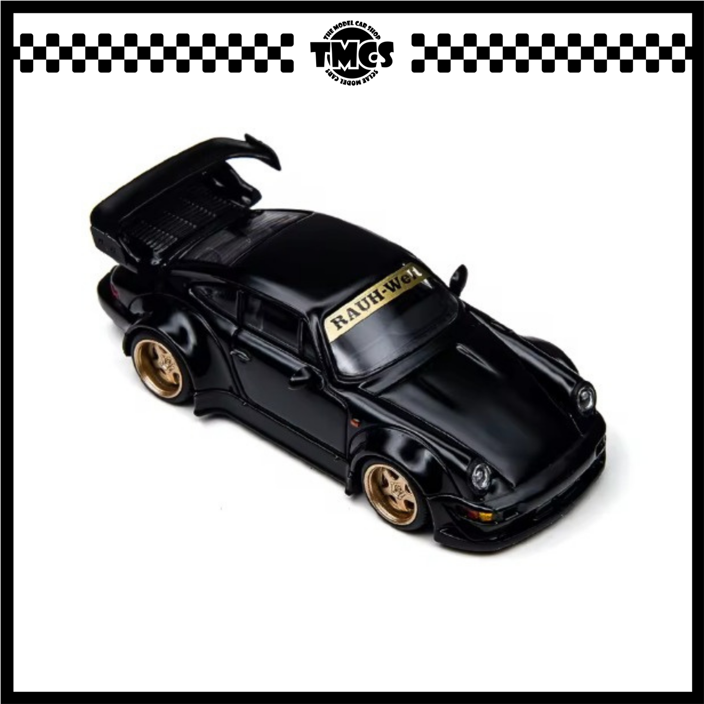 (UNSEAL UNIT) [Time Micro] 1:64 Porsche RWB 964 - Black