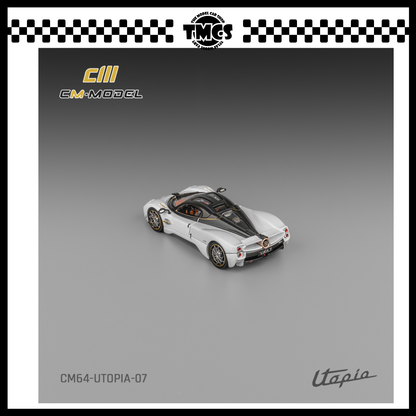 [CM Model] 1:64 Pagani Utopia - Pearl White