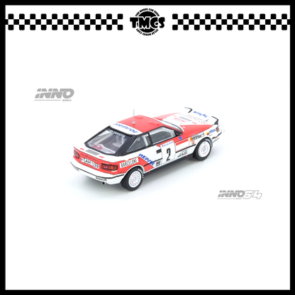 [INNO64] 1:64 Toyota Celica GT-FOUR (ST165) Winner Rally Monte Carlo 1991 C. Sainz / L. Moya