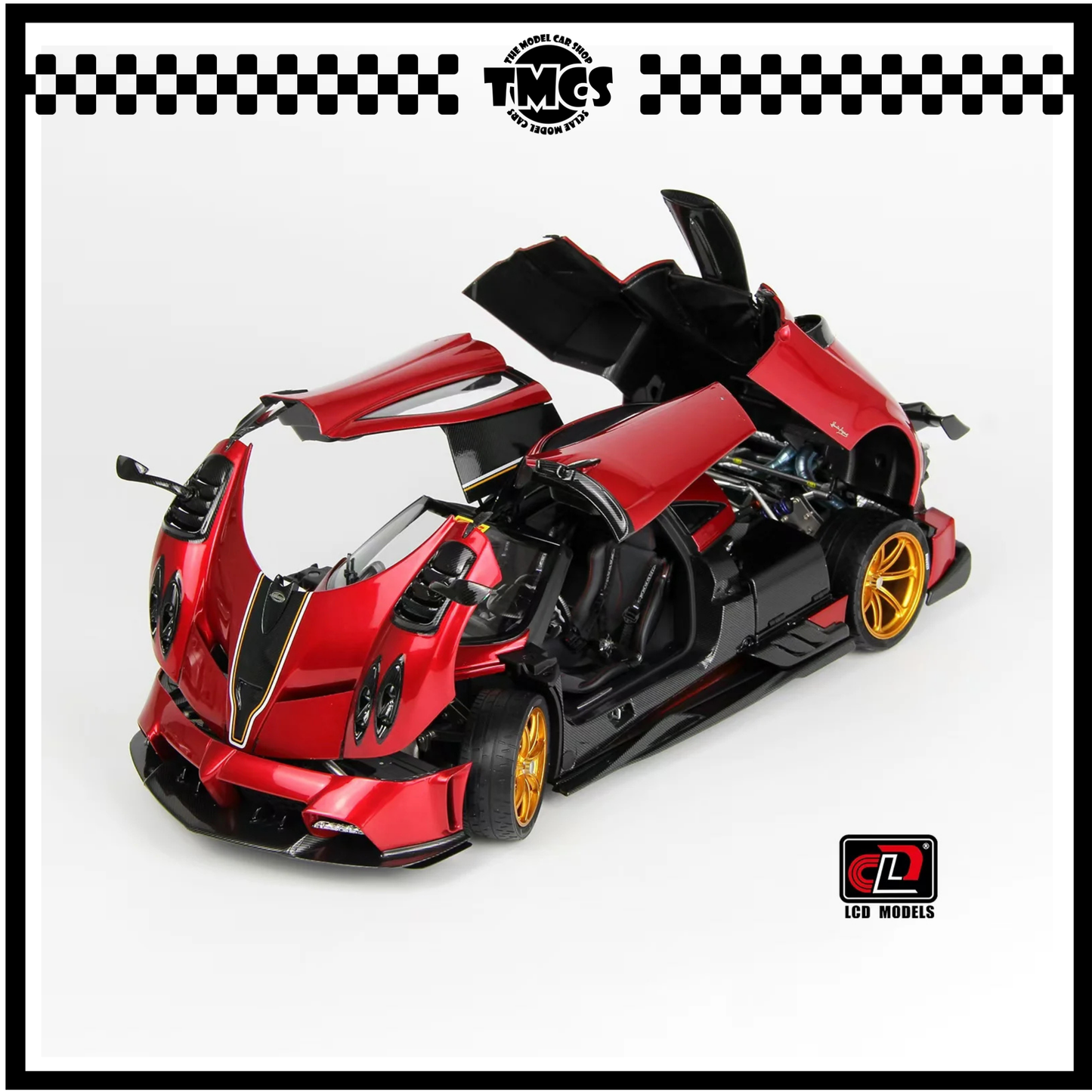 [LCD] 1:18 Pagani Imola Coupe - Red