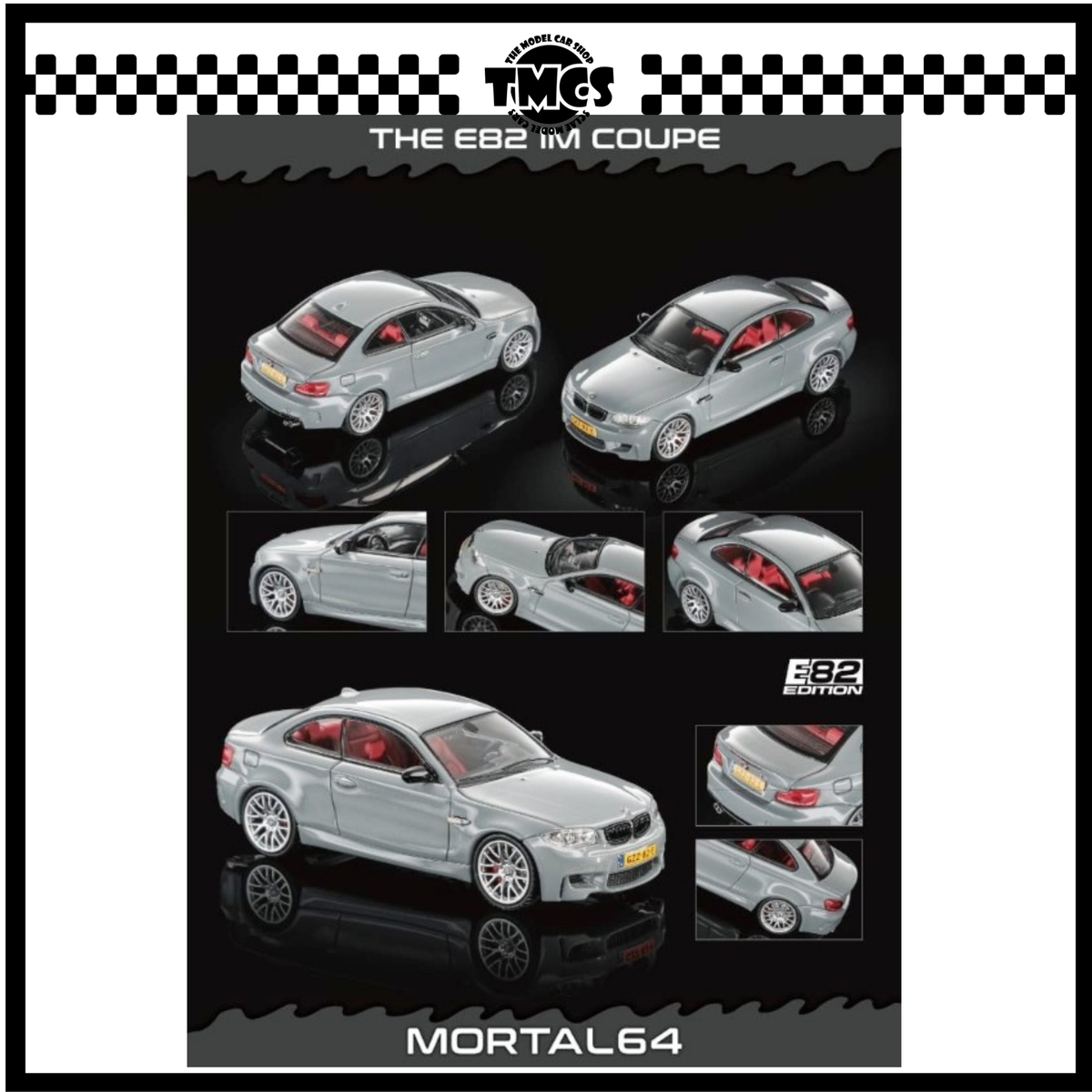 (UNSEAL UNIT) [Mortal] 1:64 BMW E82 1M Coupe - Grey