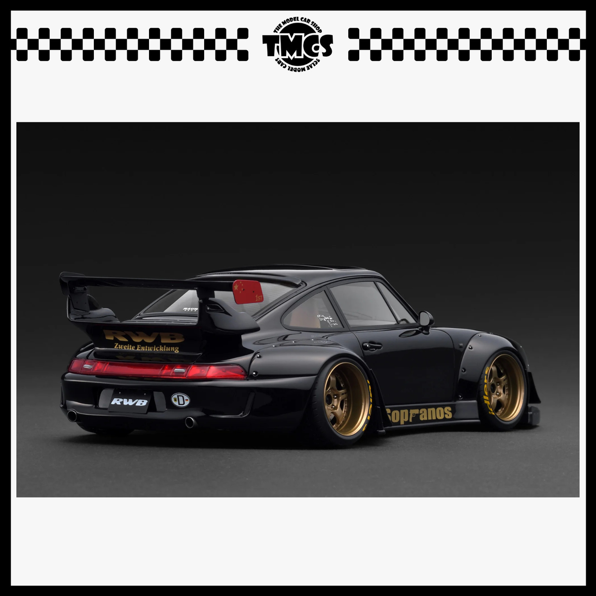 [Ignition Model] 1:18 RWB Porsche 993 - Black