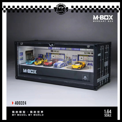 [MBox] 1:64 Diorama Container Scene - Rotating Underground Parking Garage Model 02