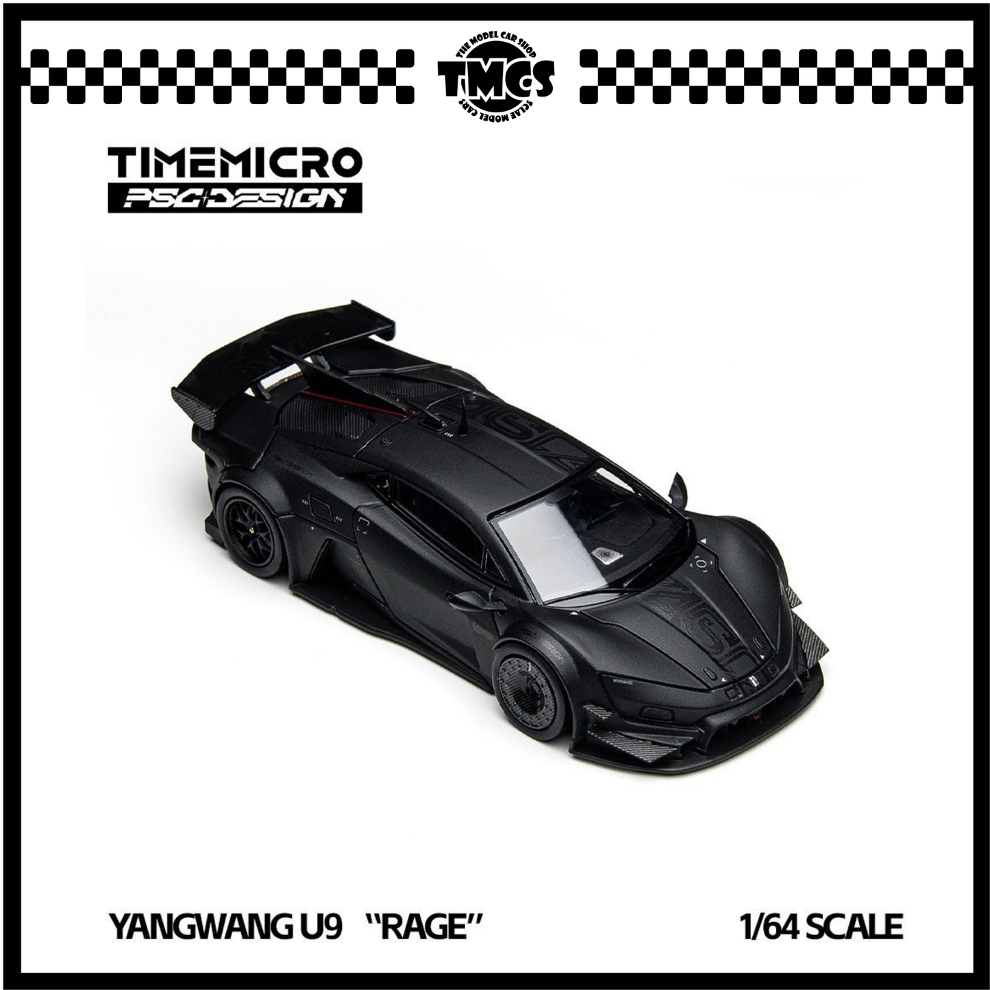 [Time Micro] 1:64 PSC Design Yangwang U9 "RAGE" - Black