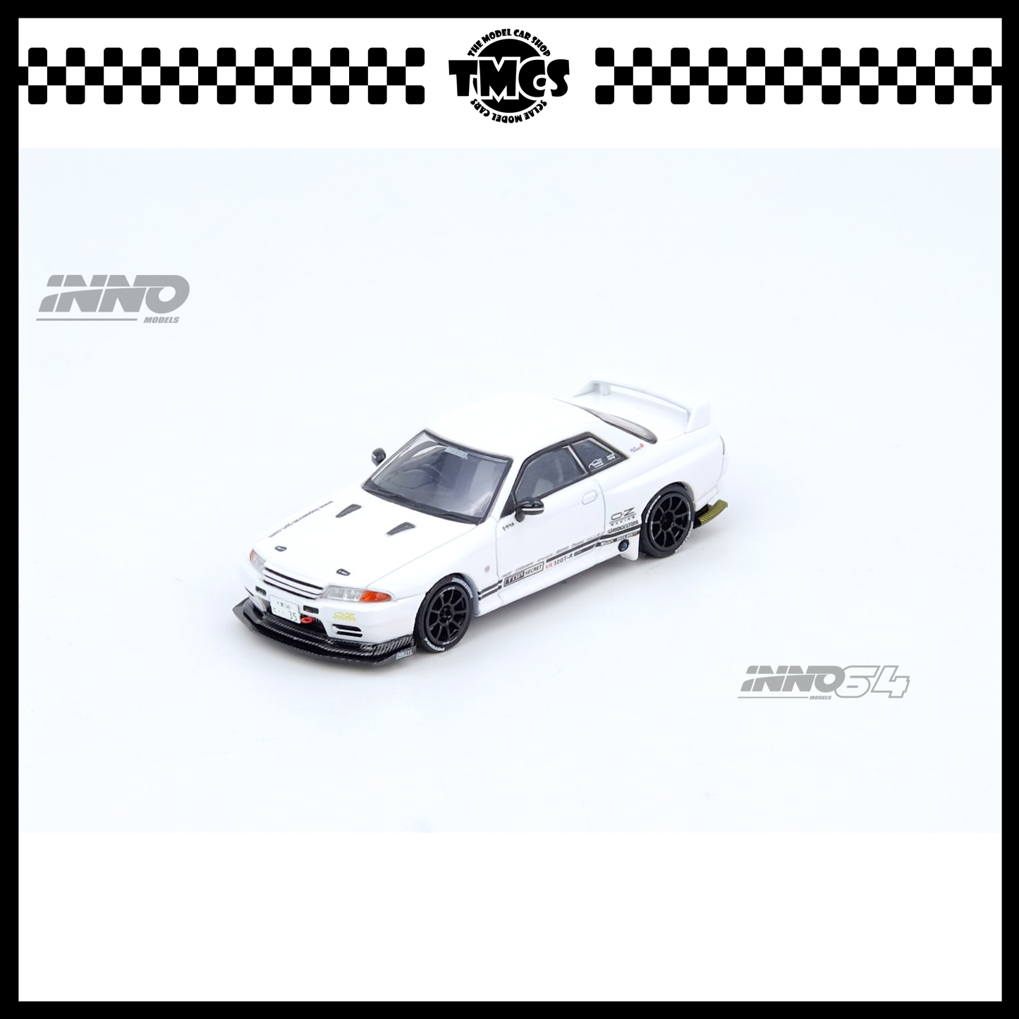 [INNO64] 1:64 Top Secret VR32 GT-R - White