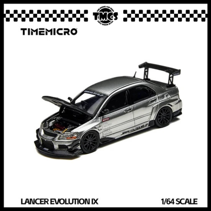 [Time Micro] 1:64 Mitsubishi Lancer Evolution IX - Silver